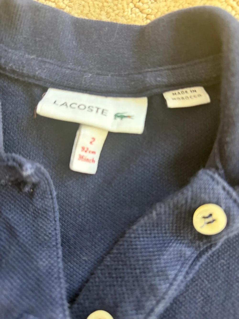 Lacoste soft navy